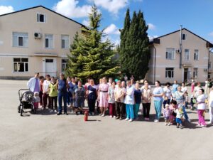 В нашем центре были проведены противопожарные учения