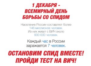 1 декабря - Всемирный день борьбы со СПИДом